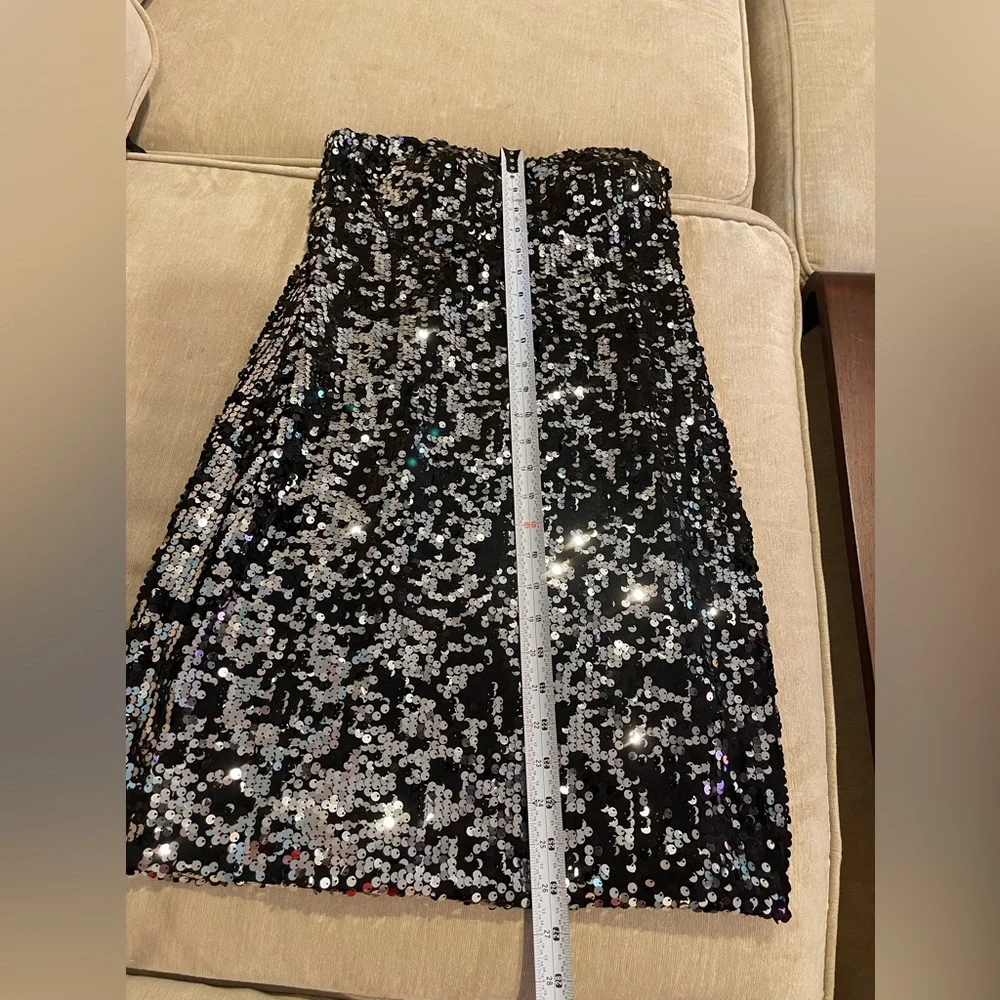 Arden B Dress Large Black/Silver - Picture 5 of 7
